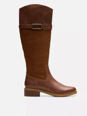 Leather/suede Riding Boots